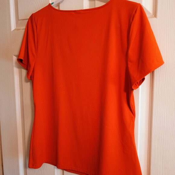 Worthington Burnt Orange Womens Top, XL, New - Picture 4 of 5